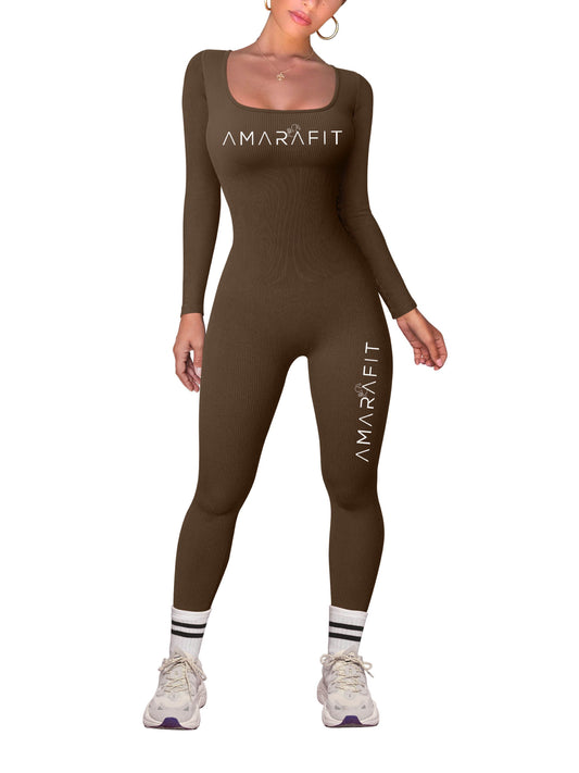 Elegance Brown Jumpsuit