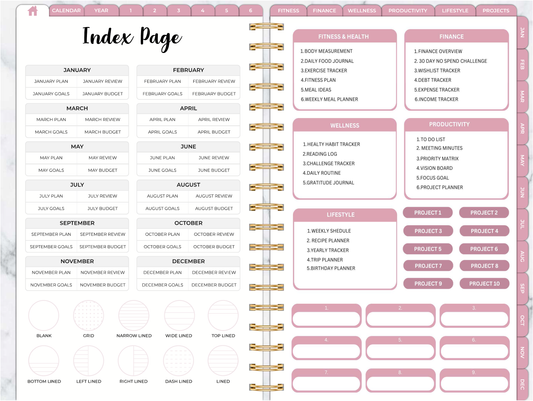 The Amarafit Empowerment Digital Planner (DIGITAL ONLY)