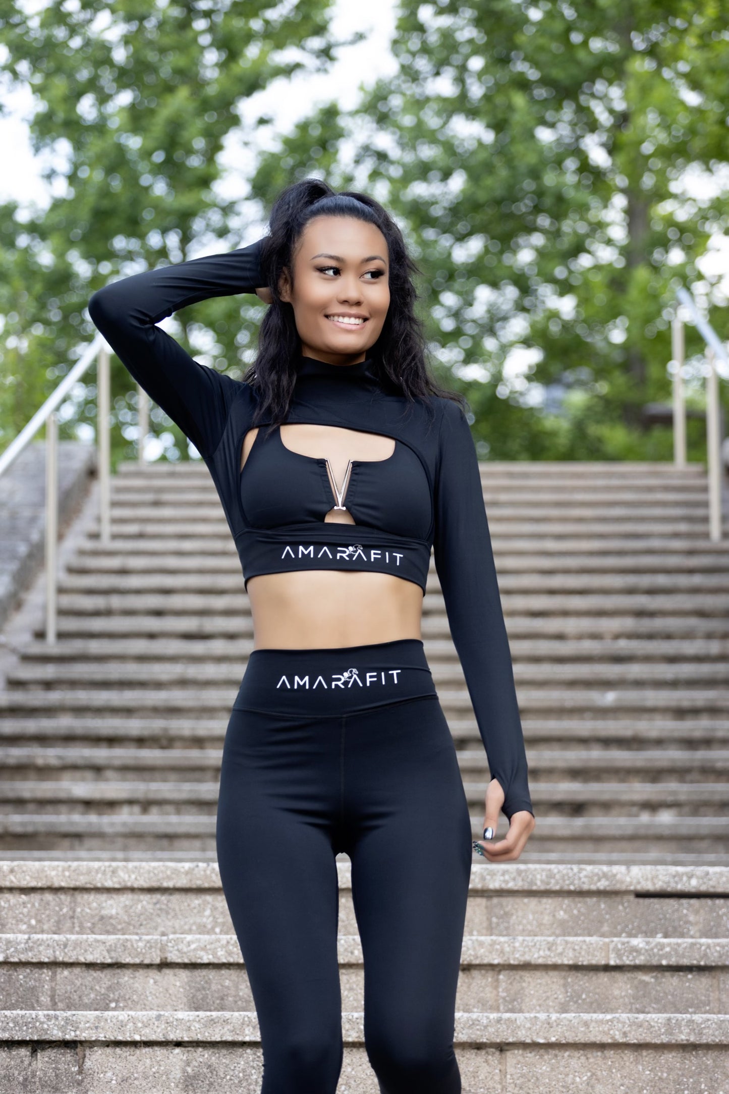 Luminous Aura Athletic Set