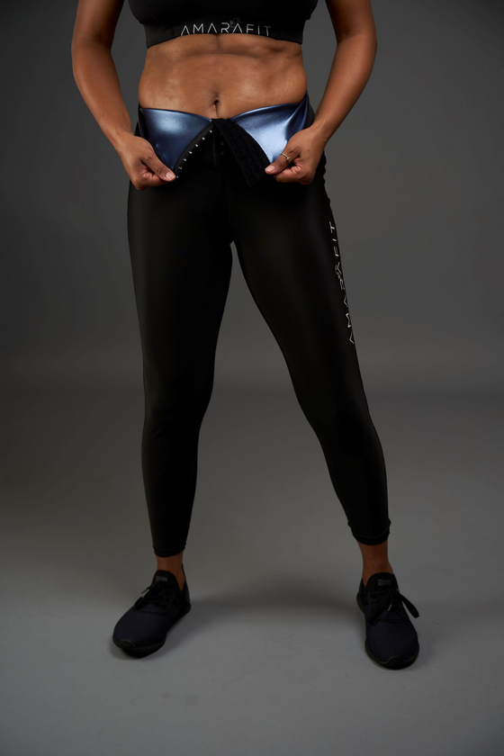 Workout leggings with built in waist trainer hotsell